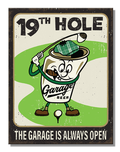  SH - Garage Beer - 19th Hole 8.25" x 10.75" 
