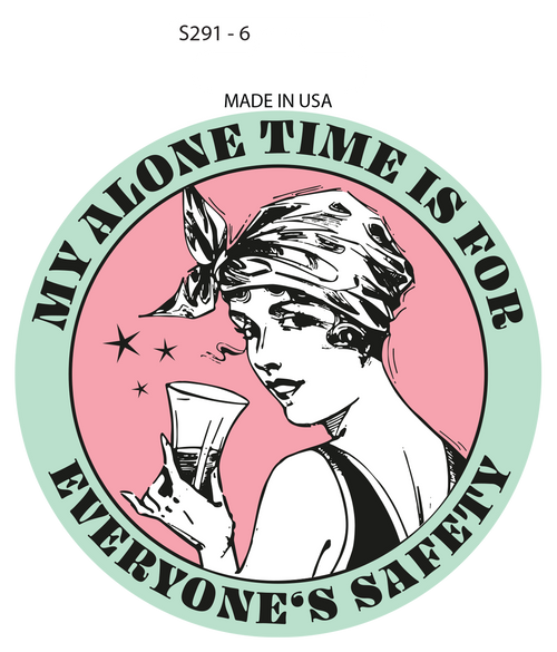 Sticker - My Alone Time (Set of 6)