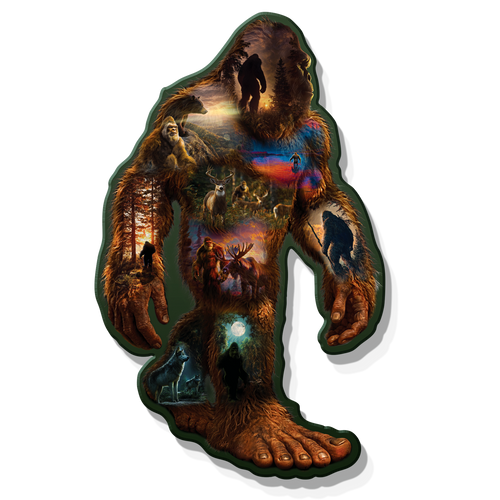 Sasquatch Collage MDF 23"