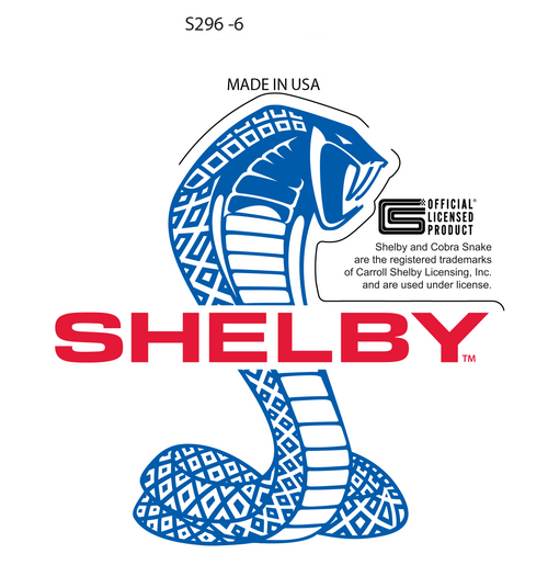Sticker - Shelby Snake: Blue (Set of 4)