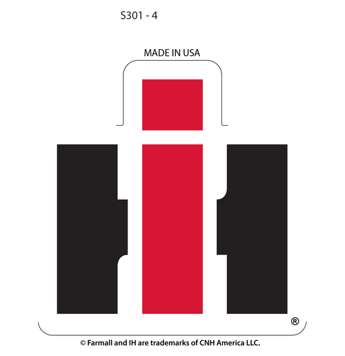 Sticker - Farmall Logo (Set of 4)