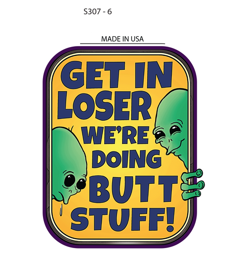 Sticker - Butt Stuff (Set of 6)