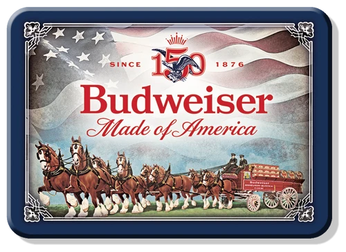 Anheuser-Busch Magnet Budweiser -150th