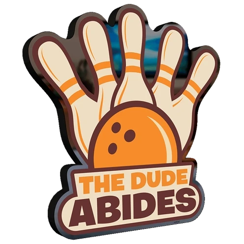 Lebowski Dude Abides Infinity Light