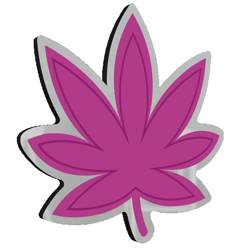 Pot Leaf Pink Infinity Light