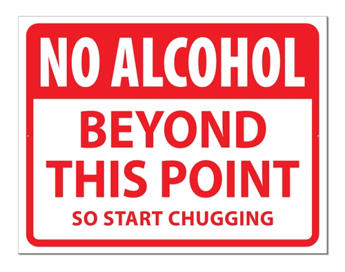 SH - No Alcohol 10.75" x 8.25"
