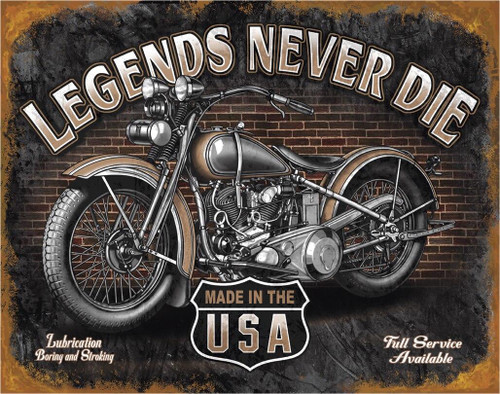 Indian Bike Vintage American Retro Tin Metal Sign Custom Classic Motorbike 1637 