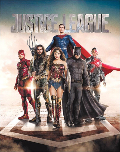 Poster DC Comics Justice League – Affiche Murale 61x91.5 Cm, Papier Brillant 150g, Sous Licence Officielle