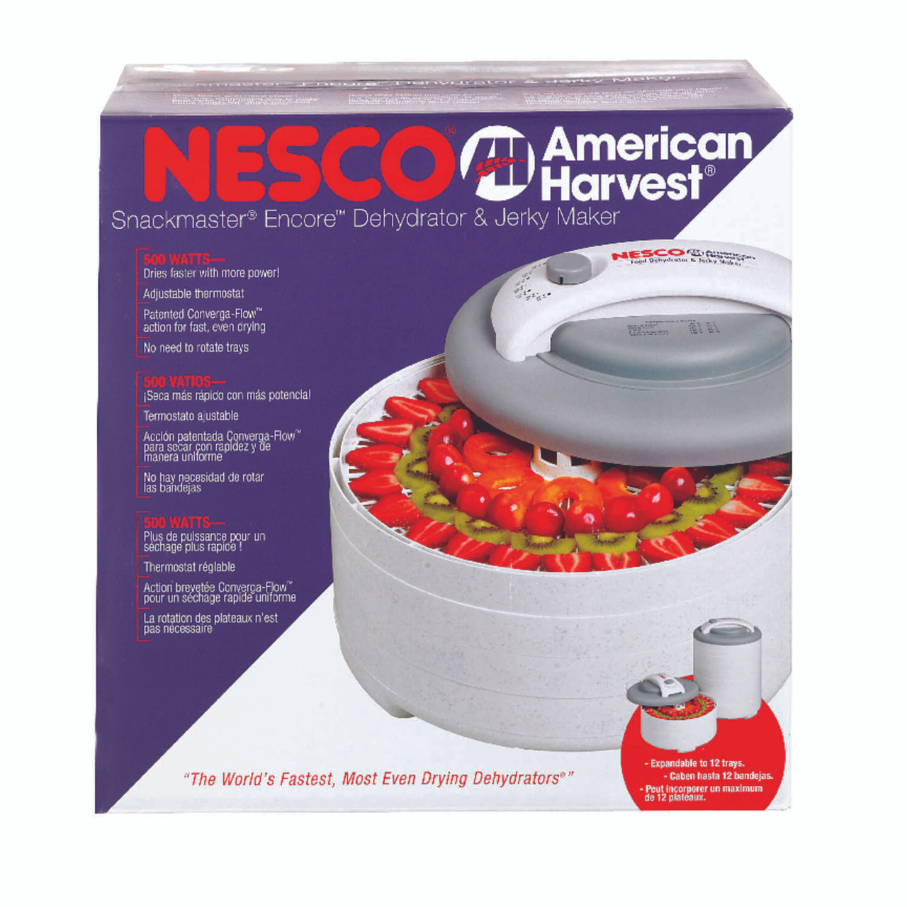 Nesco White Snackmaster Encore Food Dehydrator 6.1 qt Essex County