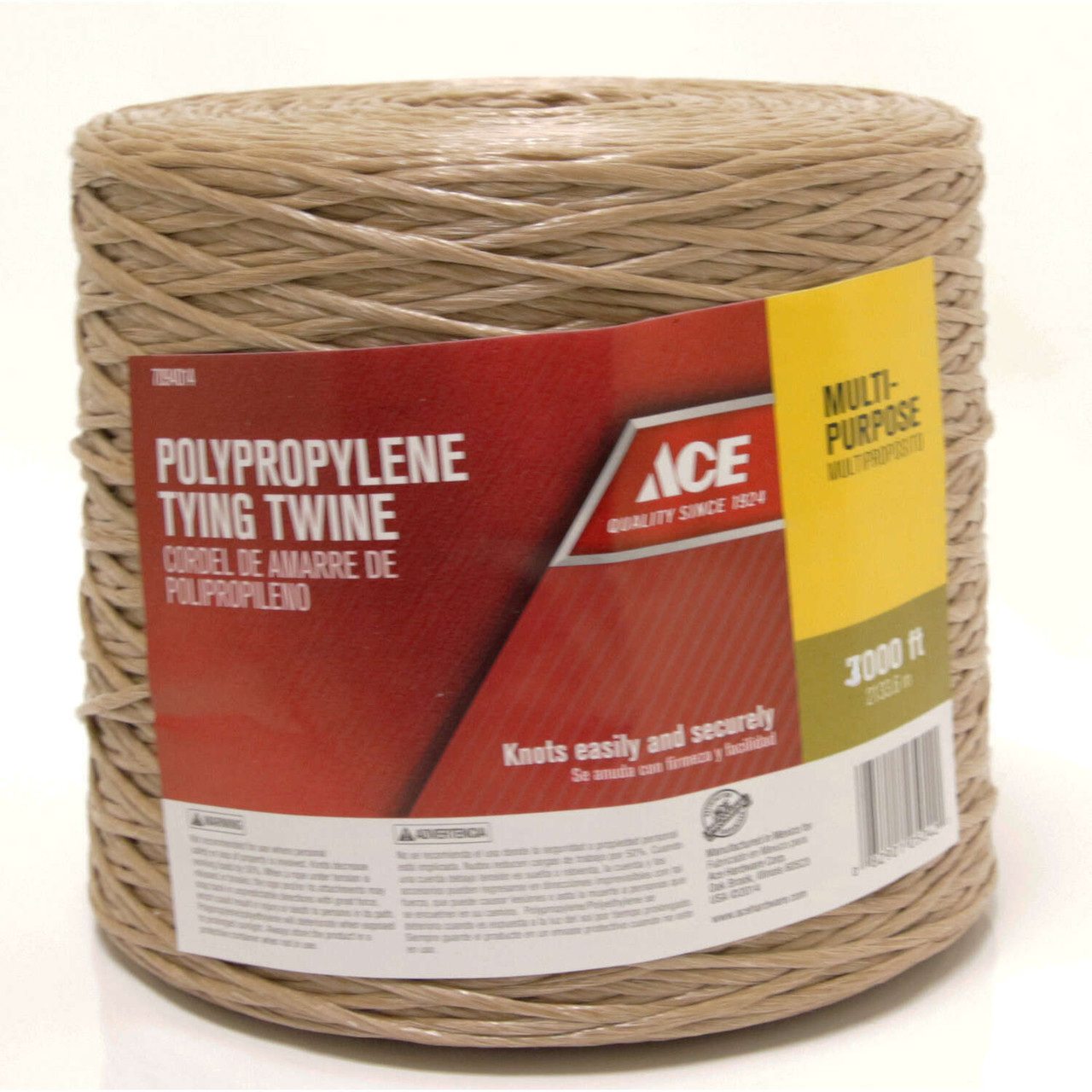 Tan Twisted Poly Twine - 3,000 ft - Essex County Co-Op
