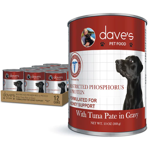 Dave's Restricted Diet Phosphorus Tuna Paté Canned Dog Food Essex County CoOp