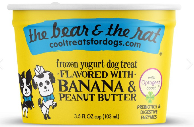 Banana & Peanut Butter Dog Frozen Yogurt - Essex County Co-Op