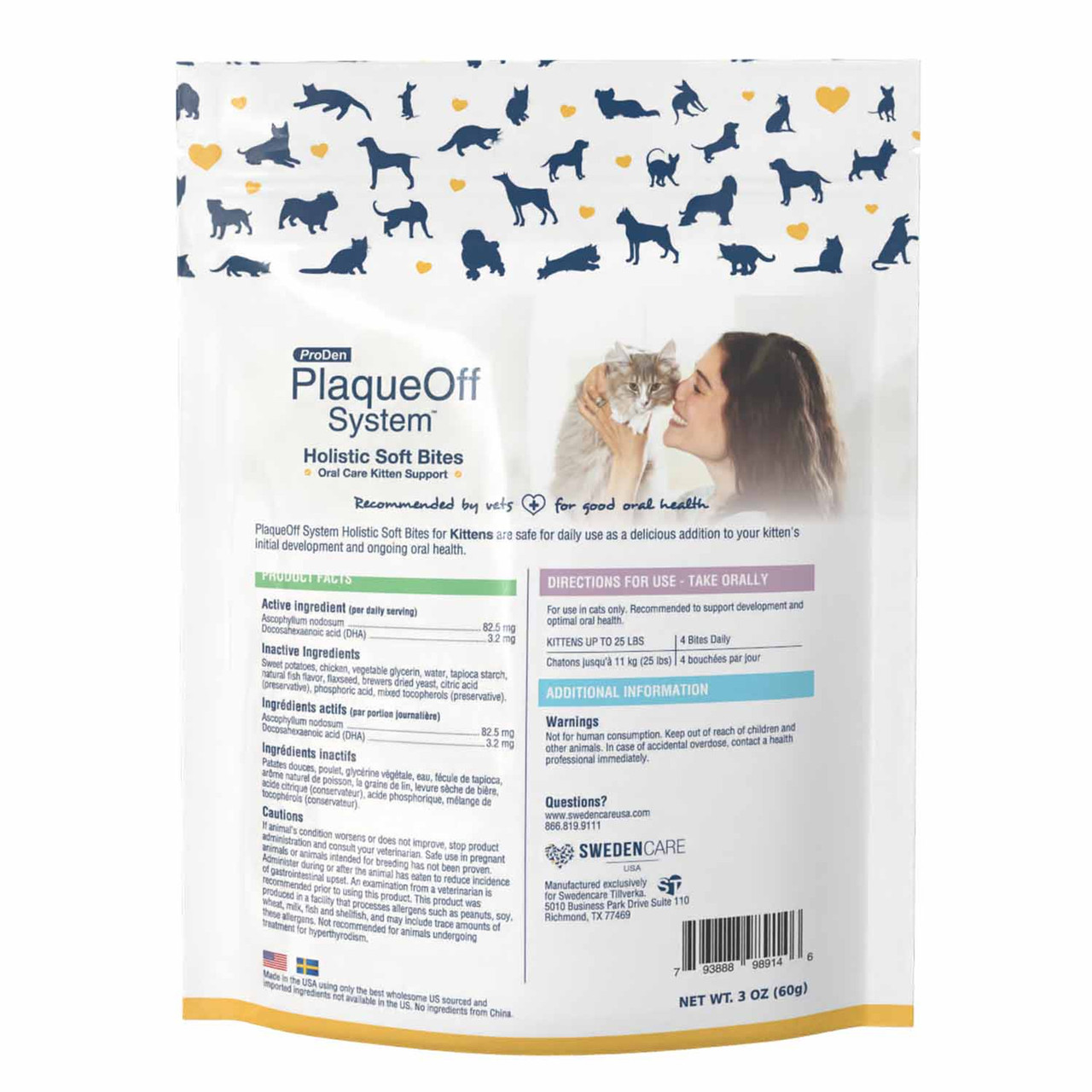 Prodeen ProDen PlaqueOff System® Holistic Soft Bites for Kittens - Essex County ...