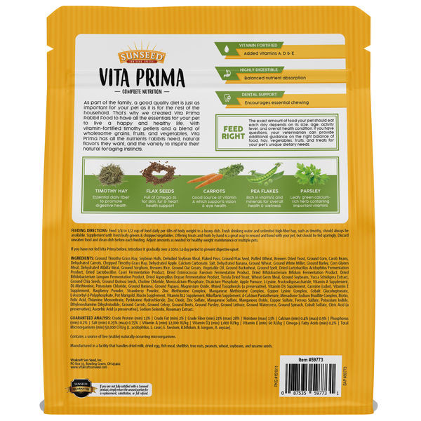 Vita Prima Rabbit Food Essex County CoOp