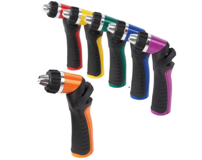 Dramm One Touch Twist Adjustable Adjustable Metal Hose Nozzle