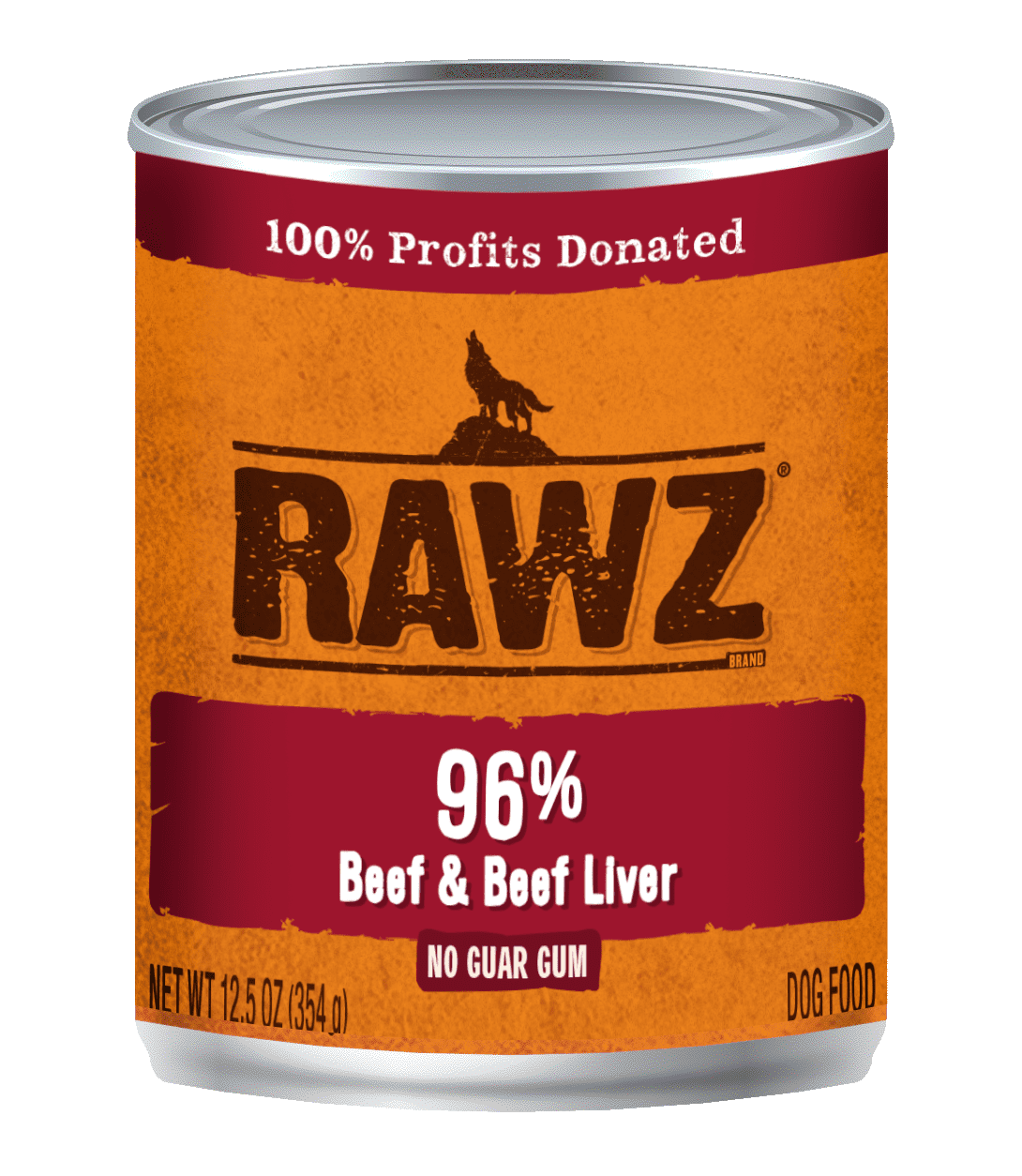Rawz Beef & Beef Liver Pate Dog Can 12.5 oz Essex County CoOp