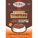 Primal Butcher's Blend Raw Toppers Beef Recipe Primal Butcher's Blend Raw Toppers Beef Recipe