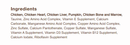 Ingredients Ingredients