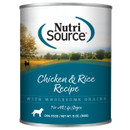 NutriSource Chicken &  Rice Can- 13 oz