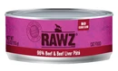 RAWZ® 96% Beef & Beef Liver Paté Canned Cat Food