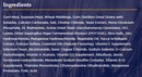 Ingredient list