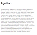 Ingredients Ingredients