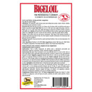 Bigeloil Liniment back label Bigeloil Liniment back label