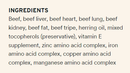 Ingredients Ingredients