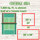 1000 sq ft coverage 1000 sq ft coverage