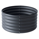 Modular Black Raised Garden Bed small round