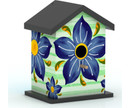 Zest Birdhouse blue flower