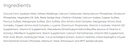Ingredients Ingredients