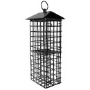 Wild Wings Suet Cage Bird Feeder w/ Roof - Four Cake