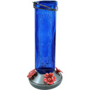 More Birds® Kristina Blue Glass Hummingbird Feeder
