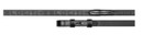 Lusso Rubberized Web Reins-Black