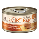 Wellness CORE Pate Chicken, Turkey & Chicken Liver Cat Can 3 oz
