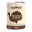 Dave’s 95% Premium Meats™ Turkey & Turkey Liver For Dogs
