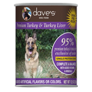 Dave’s 95% Premium Meats™ Canned Dog Food-Turkey & Turkey Liver Dave’s 95% Premium Meats™ Canned Dog Food-Turkey & Turkey Liver