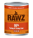 RAWZ® 96% Turkey & Turkey Liver Pâté Canned Dog Food