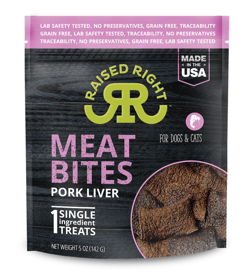 Raised Right Meat Bites Pork Liver