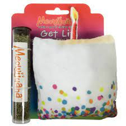 Meowijuana Refillable Get Lit Cake Catnip Cat Toy