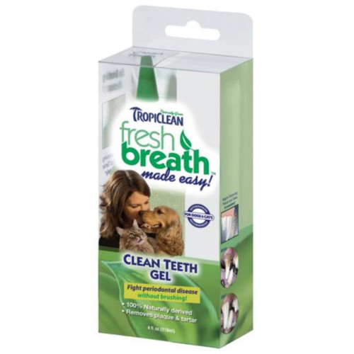 Tropiclean Fresh Breath Teeth Gel Kit - 4 oz