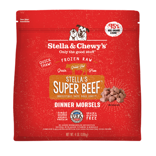 Stella & Chewy's® Stella's Super Beef® Frozen Raw Dinner Morsels