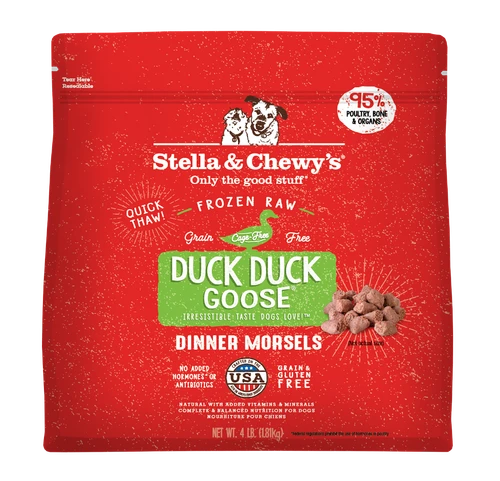 Stella & Chewy's® Duck Duck Goose® Frozen Raw Dinner Morsels
