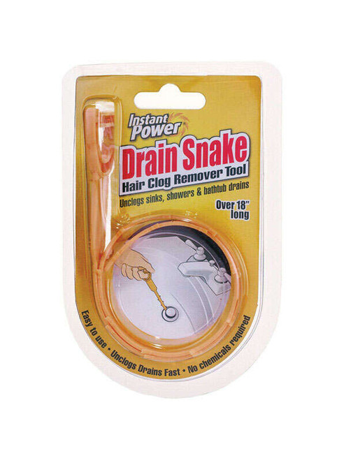 Instant Power Drain Snake Plastic Clog Remover