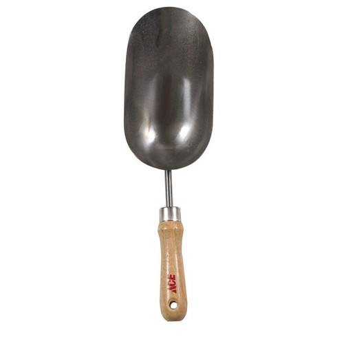 Ace Stainless Steel Scoop Shovel Wood Handle