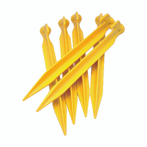 Coghlan's Yellow Tent Pegs - 9 in, 6 pk