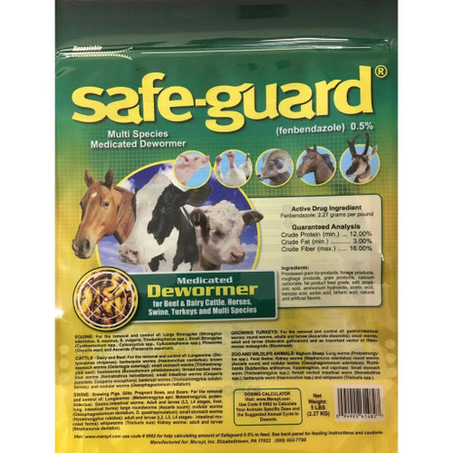 Safe-guard Multi-species Dewormer - 1 lb