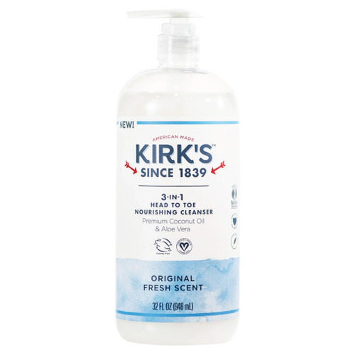 Kirk's 3-in-1 Original Liquid Soap - 32 oz