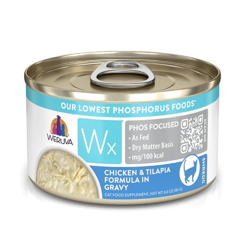Weruva® Cat Wx Phos Focused Tilapia & Chicken in Gravy